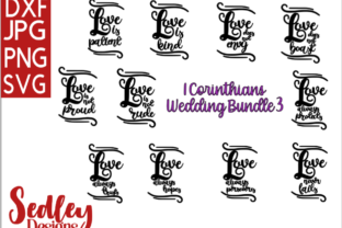 1 Cor Swashes Love Wedding Bundle Review