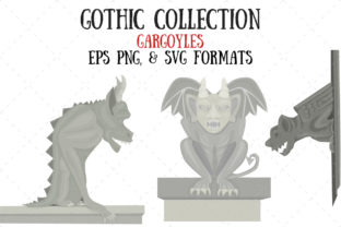 Gargoyles: A Gothic Embroidery Design for Spooky and Sophisticated Projects