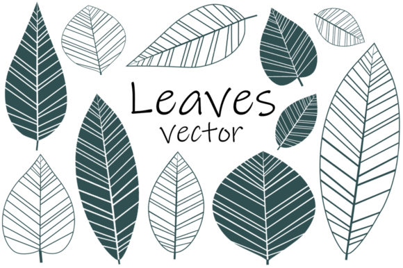 Leaves Collection: A Subtle Embroidery Design for Romantic Projects